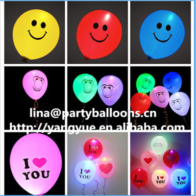 China Factory Directly Hot Sale LED Latex Balloon