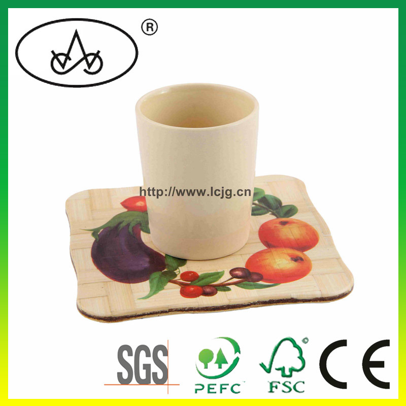 Eco-Friendly Tableware for Bamboo Square Mat/Placemat/Coaster