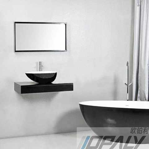 Acrylic Solid Surface Wash Basin/Corian Wash Basin/Artificial Stone Wash Basin (OA-105S_1)