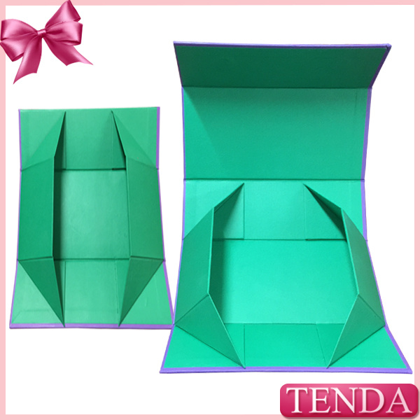 Custom Printed Special Leatherette Paper Folding Gift Box