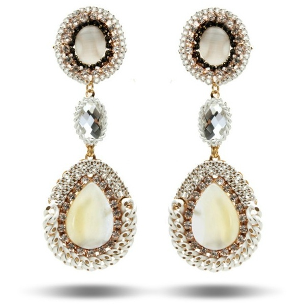 Crystal Opals Handmade Bohemian Earrings Fashion Jewellery