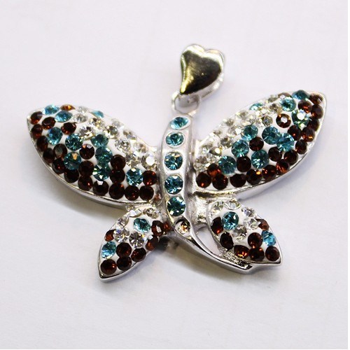 Fashion CZ Diamond Jewelry Accessories (butterfly)