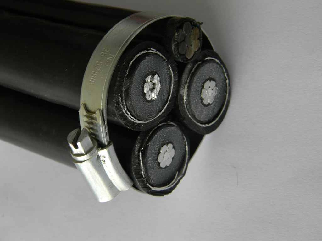 Triplex Service Drop AAAC 6201 Alloy Neutral Conductor Echinus