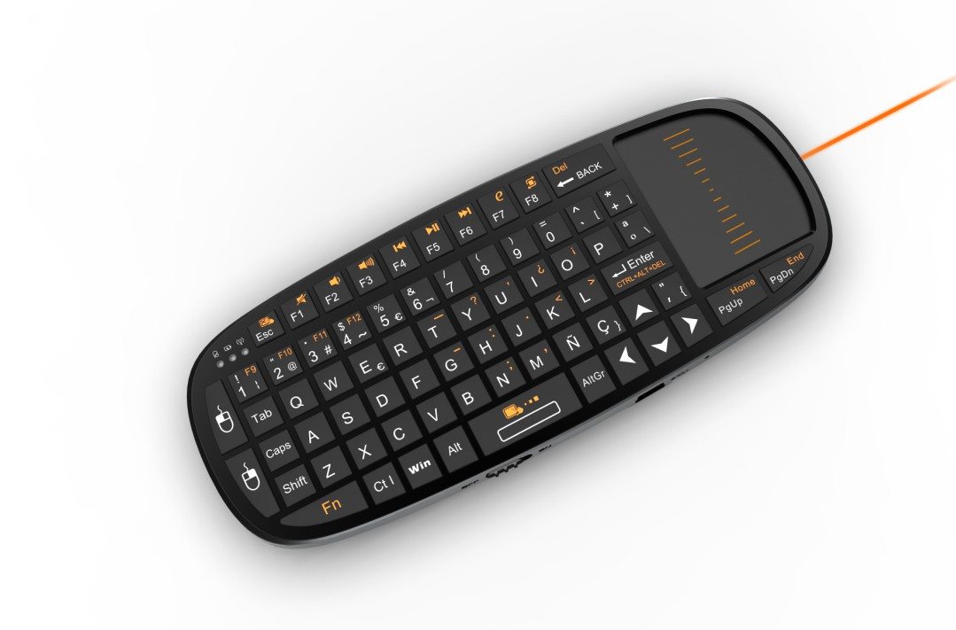 2.4GHz Rii Mini I10 Wireless Keyboard[Es Layout] with Touchpad Fit HTPC PS3 xBox360
