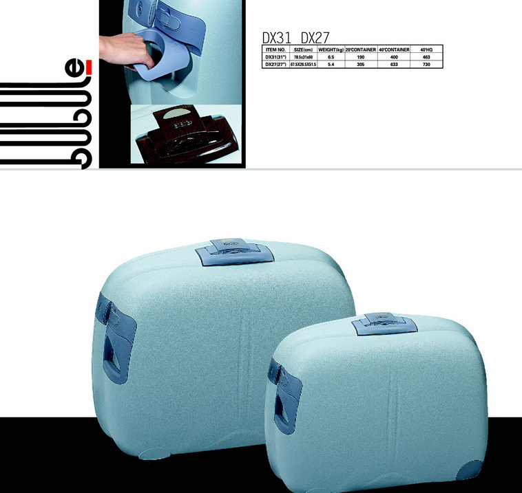 2013! PP Injection Luggage Suitcase for 27