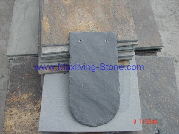 Halfrounded Roofing Slate