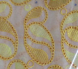 Cotton Lace Fabric Embroidered