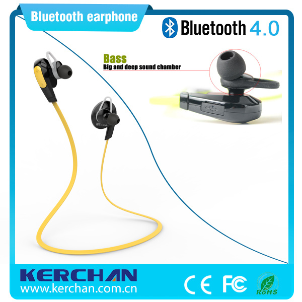 2015 Fashion Sport Bluetooth Retractable Bluetooth Headset