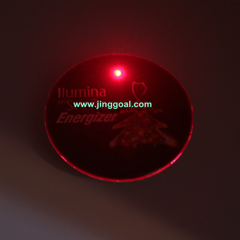 LED Flashing Badge