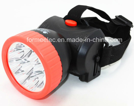 Head LED Torch X809 Flashlight Headlight W/ 9LED