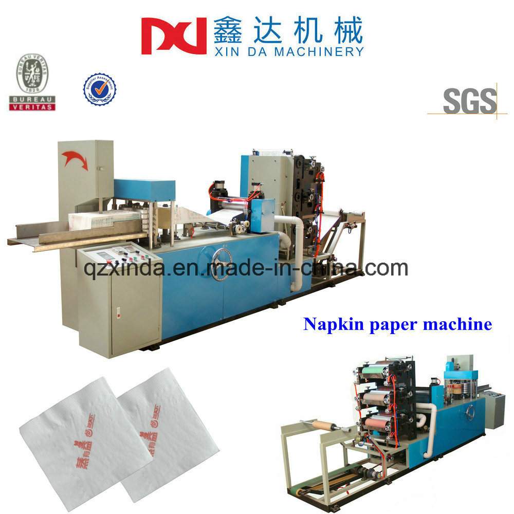 Fully Automatic Machine Color Printing Interfold Paper Napkin Equipment