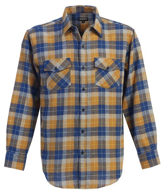 Men's Fashion Plaid Checked Flannel Shirt