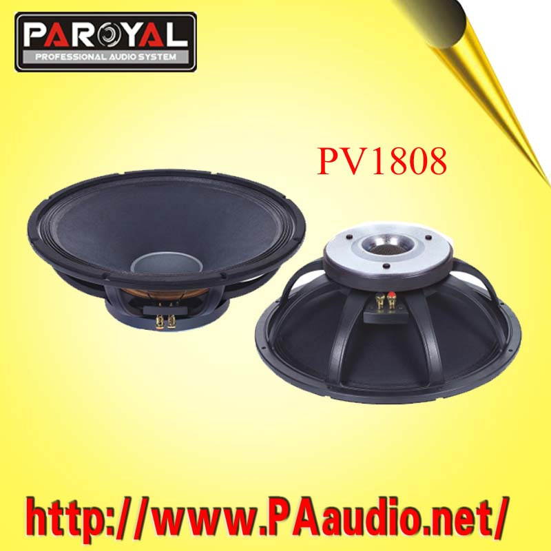 Black Window Speaker Matching Products (18-1808 Woofer)