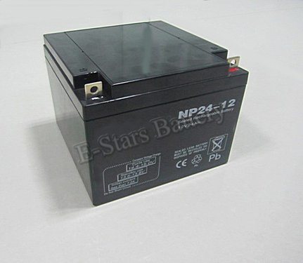 Np24-12 Computer Back up System 12V 24ah UPS Battery From China Supplier