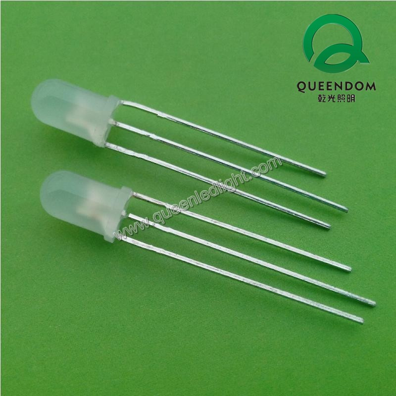 5mm White Diffused Round Bi-Color Common Cathode