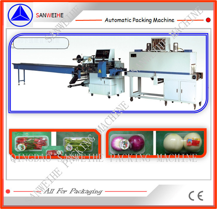 Vegetable Tray Automatic Shrink Packing Machinery