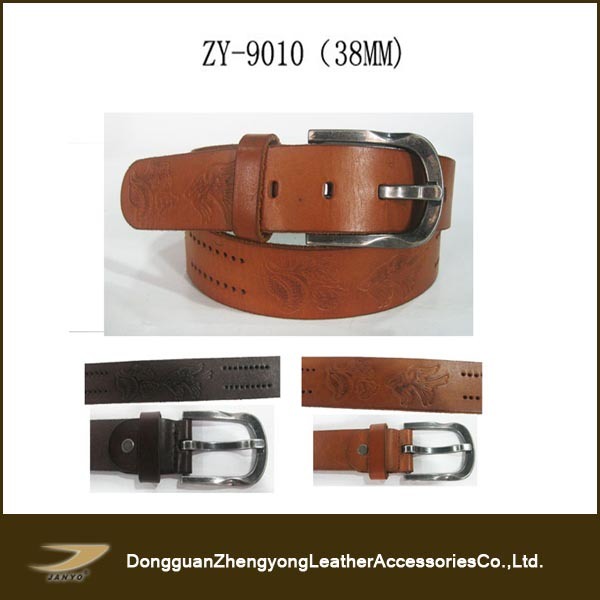 Fashion Mens Embossed Belt (ZY-9010)