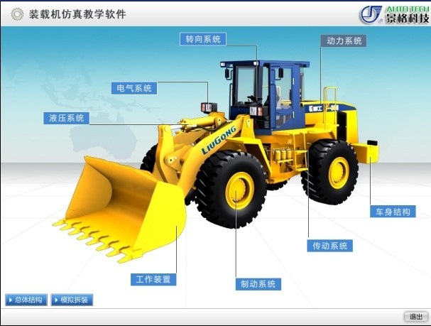 Loader Virtual Simulation Teaching Software