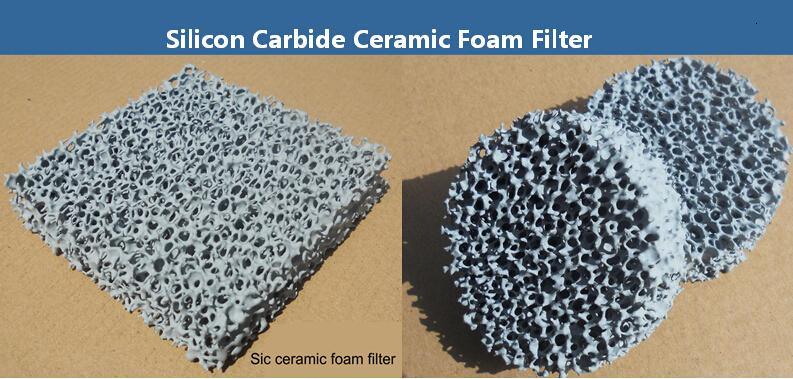 Sic Ceramic Foam Filter for Ferrous Castings Filtration