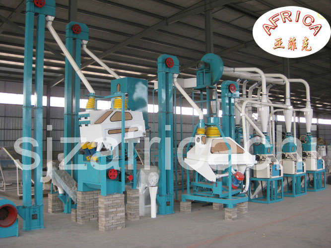 Maize Milling Machine Line 100t