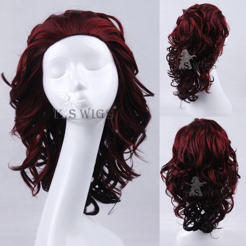 Front Lace Synthetic Hair Wig Japanese kanekalon Heat Resitance Fiber