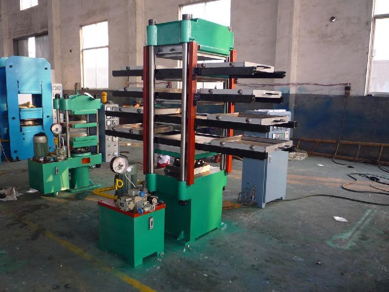 Good Quality Recycling Rubber Floor Press Machine/Recycled Tyre Rubber Tile Vulcanizing Press with CE and ISO9001