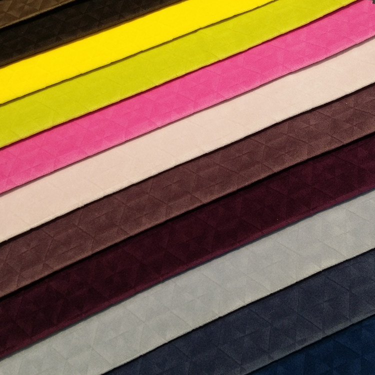 Burn-out Diamond Solid Velvet