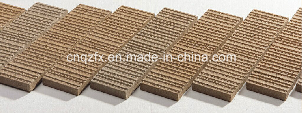 Split Clay Tile with Lineate Surface