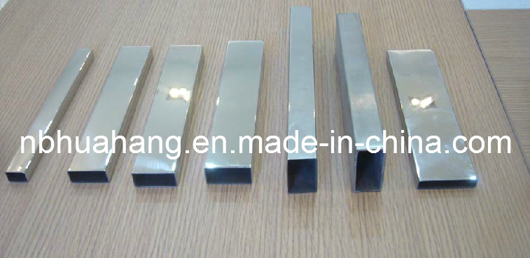 Well Polished Welded Stainless Steel Rectangular Pipes