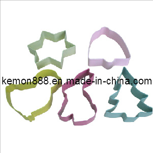 5PCS Cookie Cutters with Colorful Painting (60402)
