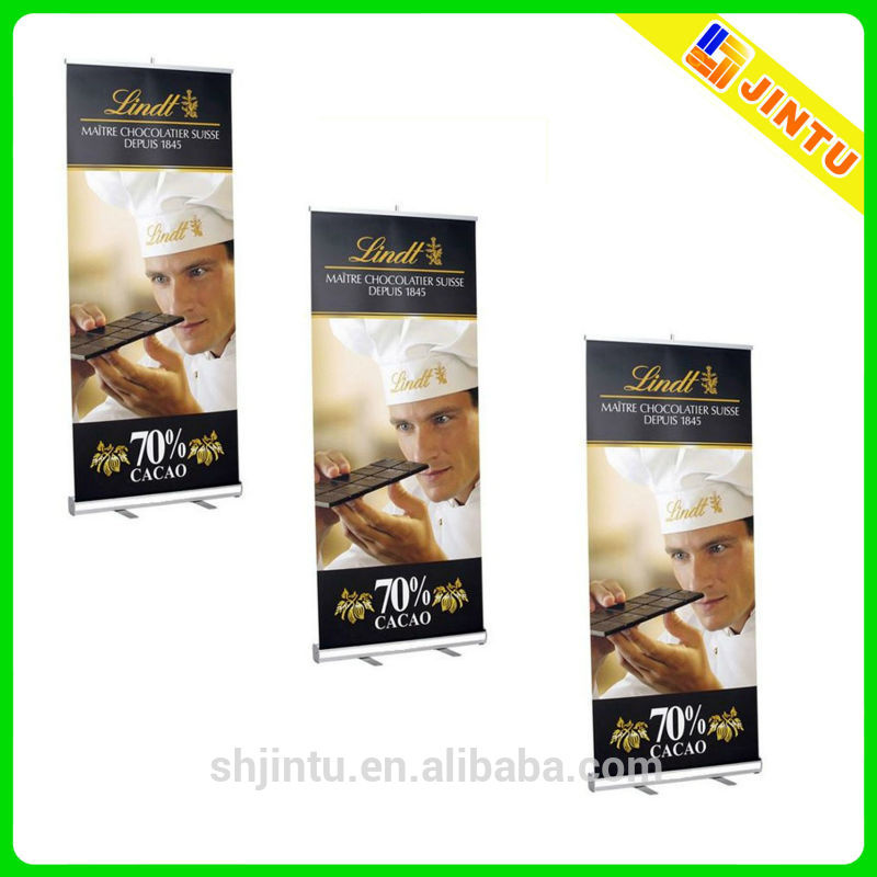 Standing Scrolling Roll up Banner Stand