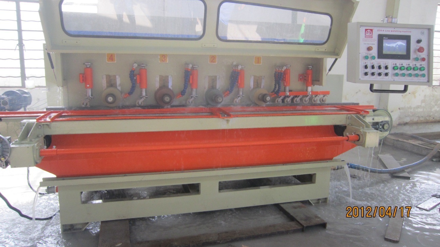 Automatic Marble Line Profiling Polishing with 4 Heads (ZDX-4)