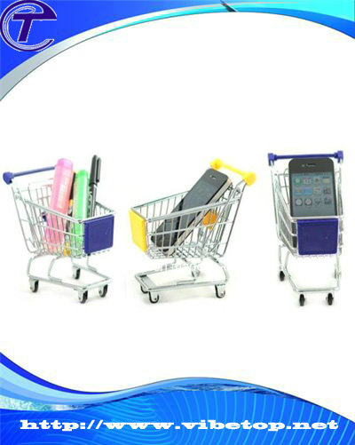 Mini Desktop Flexible Cart with 4 Wheels