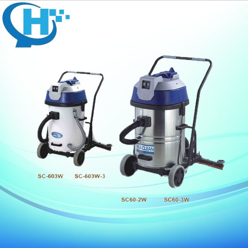 60L 2000W Stainless Steel Wet and Dry Vacuum Cleaner