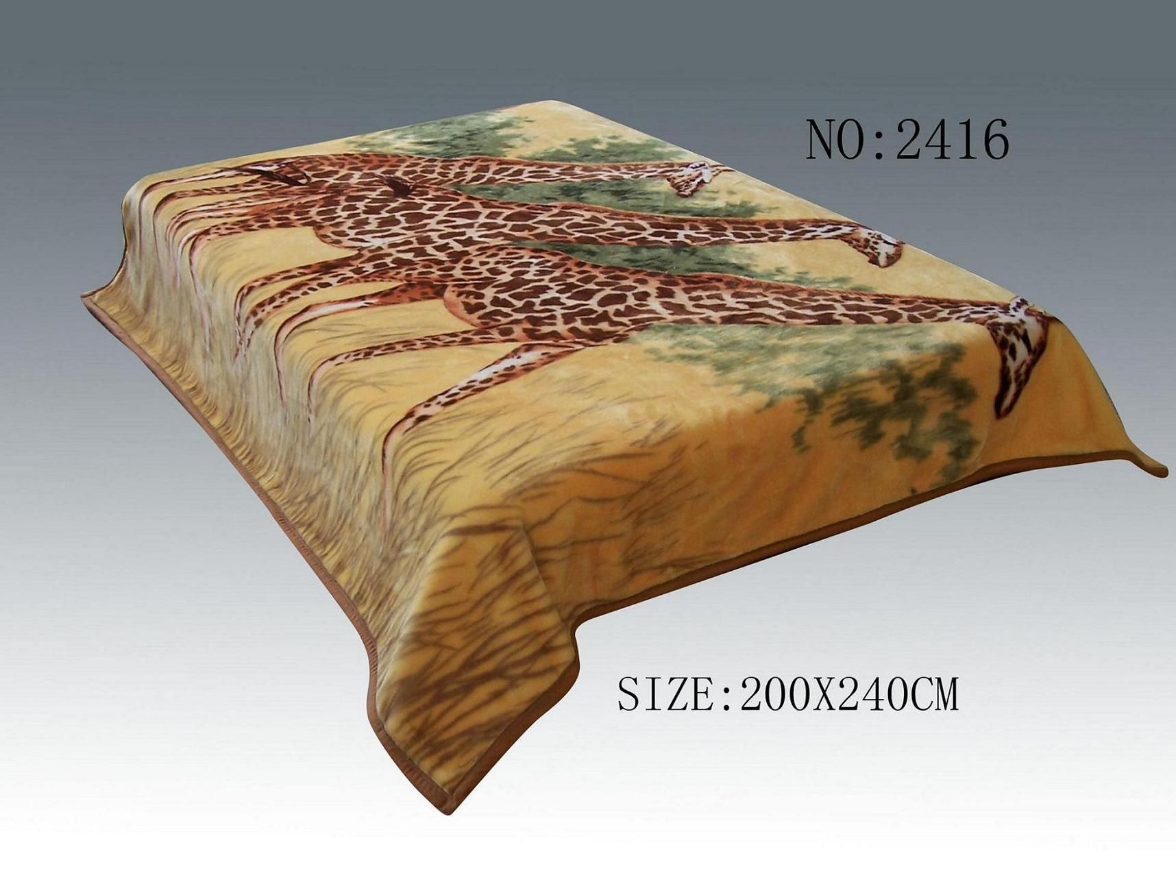 2015 Polyester Raschel Blanket