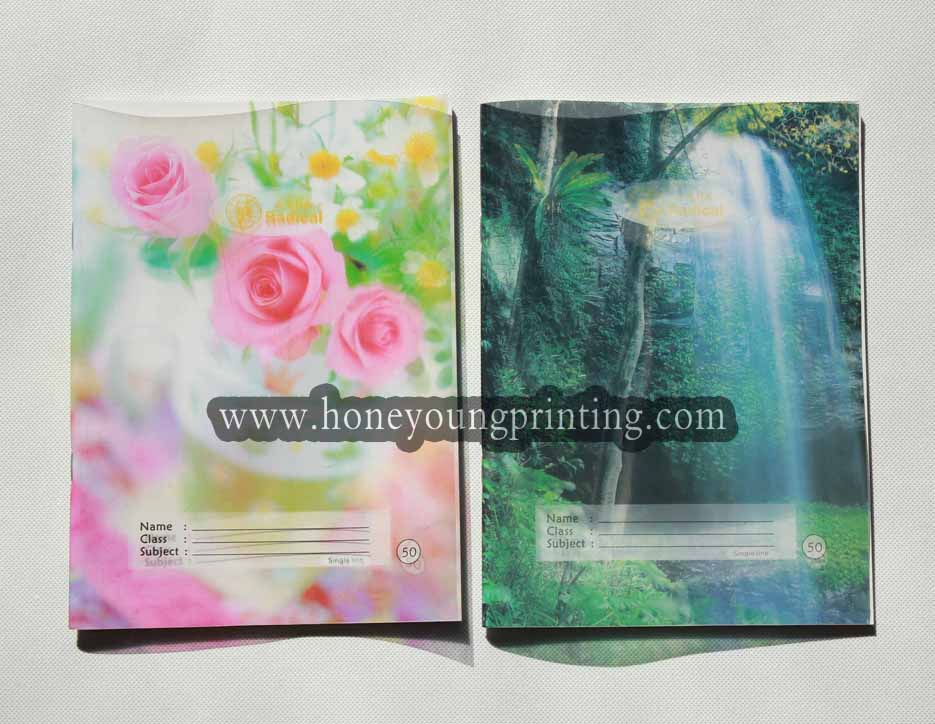 Trendy A5 Size PVC Jacket Notebook