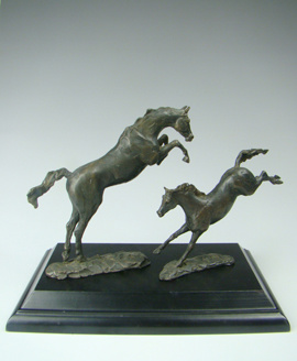 Horse Bronze Animal Sculpture