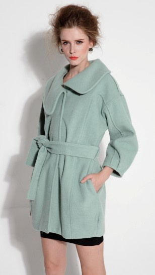 Elegant New Fashion Layd Coat for Autumn and Winter (1-46163)