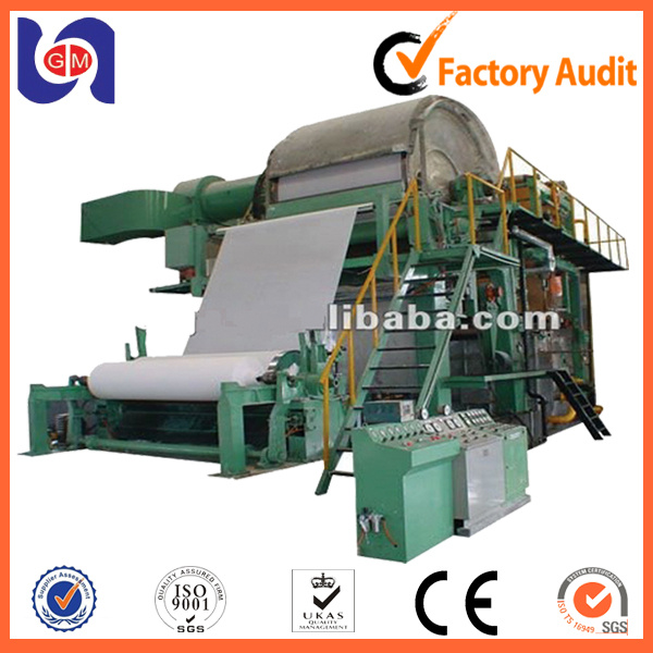Small Model Low Cost Toilet Tissue Paper Making Machine, Waste Paper Recycling Machinery