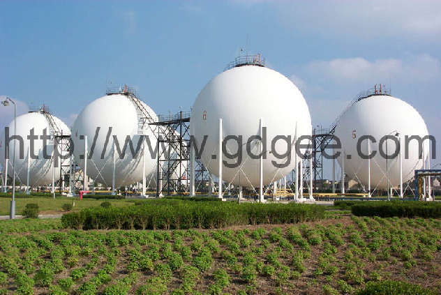 3000ton / 6000m3 LPG Gas Spherical Tank Group