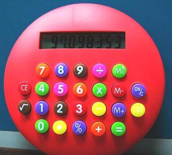 Round Shape 8 Digits Biscuit Calculator (IP-670)