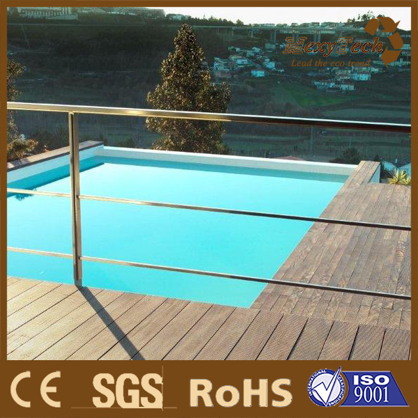 WPC Outdoor Decking, Water and Weathering Resistance.