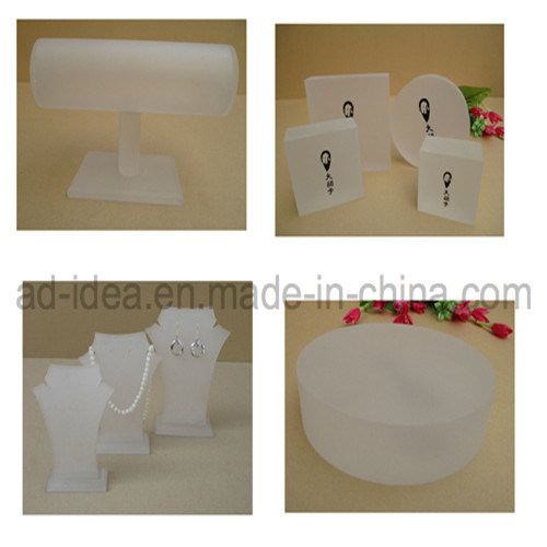 Frosted Acrylic Display Stand/Display Stand for Jewelry Exhibtion