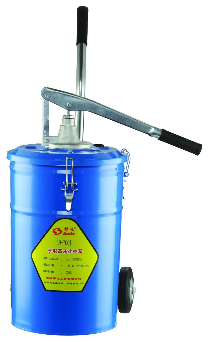 Big Capacity 25L Manual Grease Pump with Wheel