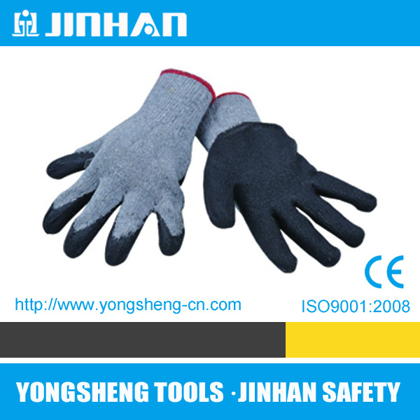 Economical Knitted Cotton Latex Working Glove (A-1003A)