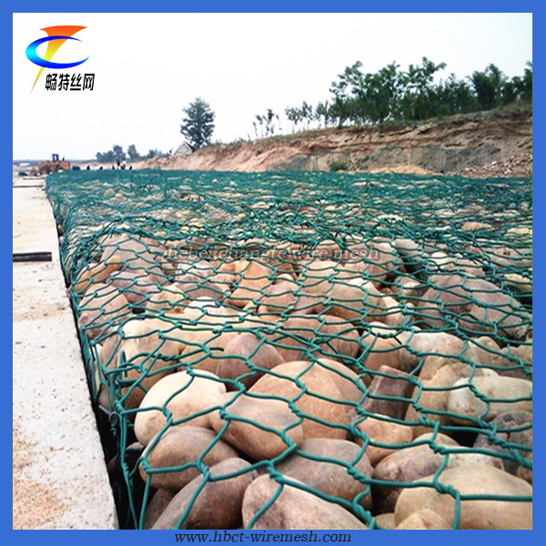 PVC Coated Gabion Baskets/Gabion Wire Mesh