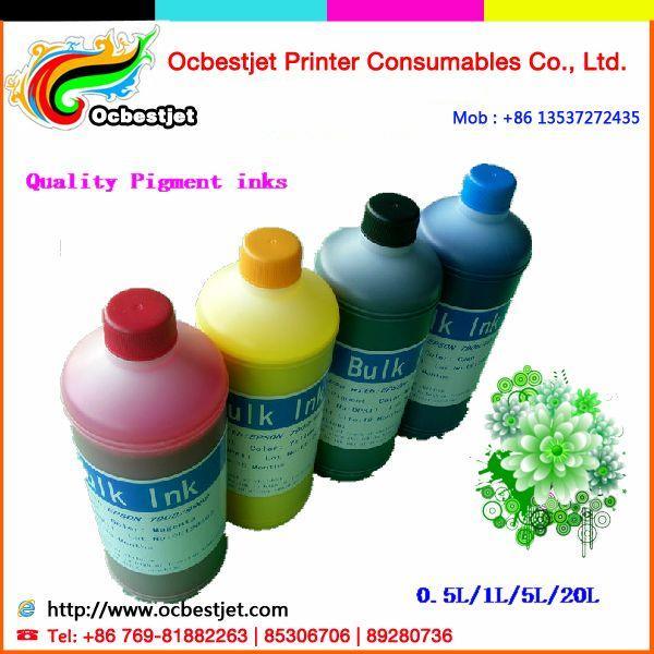 (Never Clog Printhead) Water Based Pigment Ink for Epson Stylus PRO 7450 9450 Inkjet Printers -4 Colors