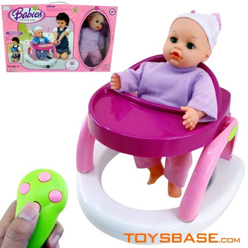 Kids & Baby Toys,R/C Electrical Toy Doll,Baby Doll Toy,Plastic Toy Dolls With Infrared Remote Control Doll Baby Walker Guggy (ZTC80894)