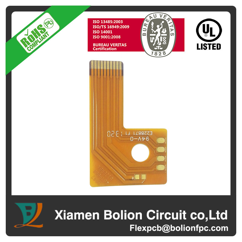 Flexible 1 Layer PCB Board Making Pi Kapton Polymide FPC 82815