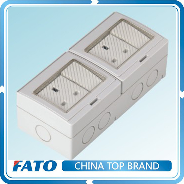 CFW-2SS British Type Weatherproof IP55 2 Switches and 2 Sockets